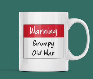 CQ Funny Grumpy Old Man Gift, Joke Dad Birthday, Funny Grandad / Husband, Secret Santa