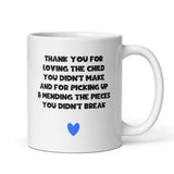 Pick Up The Pieces Step Dad Mug, Adopted Dad, Step-Father Gift, Step Dad Christmas