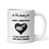 Personalised Christmas Mummy Baby Scan Photo Mug, Mum to be Christmas Gift