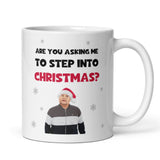 Funny Step Into Christmas Smithy Mug, Funny Gavin and Stacey Reunion Gift, Secret Santa Nessa, Christmas Special 2024 (Copy)