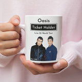 Funny Oasis Ticket Holder Live Tour 2025, Oasis Got Tickets Birthday, Christmas Oasis, Secret Santa Oasis