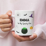 Personalised In My Spooky Era Mug, Halloween Boo Box Girlfriend Cup, Witch Spooky Gift