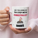 Funny Step Into Christmas Smithy Mug, Funny Gavin and Stacey Reunion Gift, Secret Santa Nessa, Christmas Special 2024 (Copy)