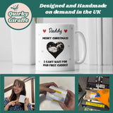 Personalised Christmas Grandad Baby Scan Photo Mug, Grandad to be Christmas Gift