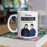 Funny Oasis Ticket Holder Live Tour 2025, Oasis Got Tickets Birthday, Christmas Oasis, Secret Santa Oasis