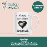 Personalised Happy Birthday Mummy Baby Scan Photo Mug, Mummy to be Birthday Gift