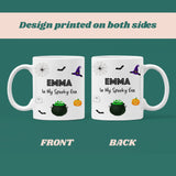 Personalised In My Spooky Era Mug, Halloween Boo Box Girlfriend Cup, Witch Spooky Gift