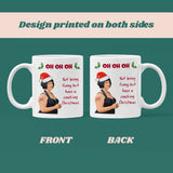 Funny Oh Oh Oh Cracking Christmas Nessa Mug, Funny Gavin and Stacey Reunion Gift, Secret Santa Nessa, Christmas Special 2024