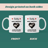 Personalised Christmas Daddy Baby Scan Photo Mug, Dad to be Christmas Gift