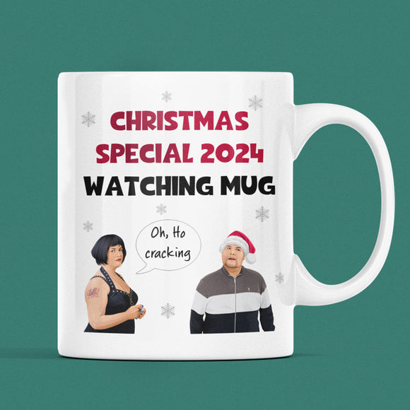 Funny Christmas Special Watching Mug, Funny Gavin and Stacey Reunion Gift, Secret Santa Nessa, Christmas Special 2024 (Copy) (Copy)