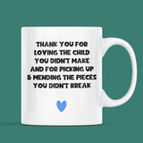 Pick Up The Pieces Step Dad Mug, Adopted Dad, Step-Father Gift, Step Dad Christmas