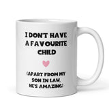 Funny Favourite Child Son In Law Mug, Mother in Law Mug, Girlfriend's / Wife's Mum Birthday Gift, Mother's Day