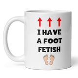 CQ Funny Foot Fetish Joke Mug, Birthday Joke, Secret Santa