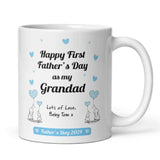 Personalised First Father's Day as my Grandad Mug, New Grandad Father's Day Gift