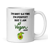 Personalised Funny Vegan Mug, Perfect Vegan Birthday Gift, Secret Santa