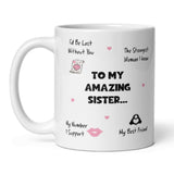 Amazing Sister Mug, Sister Birthday Gift