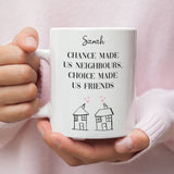 Personalised Neighbour to Friends Mug, Gift for Neighbour, Neighbour Birthday, Neighbours Moving Away, Thank You Neighbours Cup