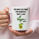 Personalised Funny Vegan Mug, Perfect Vegan Birthday Gift, Secret Santa