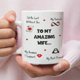 Amazing Wife Mug, Funny Wife Birthday, Wife Valentines Gift, Anniversary Wife Gift