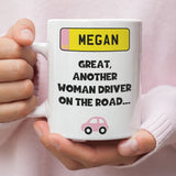 Personalised Funny Woman Driver, Pass Driving Test Gift, Congratulations Driving Gift