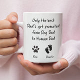 Personalised Dog Dad To Human Dad Mug, Birthday for Dad, Dad To Be