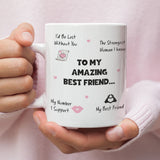 Amazing Best Friend Mug, Best Friend Birthday Gift