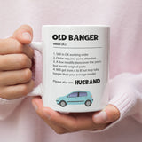 Old Banger Husband Mug, Funny Husband Birthday, Husband Valentines Gift, Anniversary Husband Gift