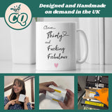 CQ Personalised 30 Fucking Fabulous Mug, Woman 30th Birthday Gift