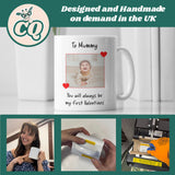 Personalised Photo Mummy Is My First Valentines Mug, Gift for Mum