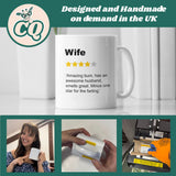 Wife Review Mug, Funny Wife Birthday, Wife Valentines Gift, Anniversary Wife Gift