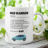 Old Banger Funny Dad Mug, Dad Birthday Gift, Father's Day Dad