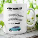 Old Banger Funny Uncle Mug, Uncle Birthday Gift, Father's Day Uncle