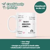 Amazing Auntie Mug, Auntie Birthday Gift