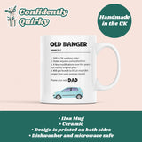 Old Banger Funny Dad Mug, Dad Birthday Gift, Father's Day Dad