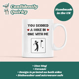 Hole In One Funny Mug, Boyfriend Golf Gift, Husband Golf Cup, Valentines Gift, Anniversary Gift