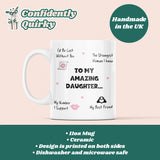 Amazing Daughter Mug, Daughter Birthday Gift