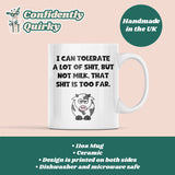 Funny Milk Free Mug, Lactose intolerance Dairy Free Gift, Secret Santa