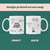 Amazing Grandma Mug, Grandma Birthday Gift, Mother's Day Grandma