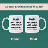 Dad Funny As You Think You Are Mug, Dad Birthday Gift, Father's Day Dad