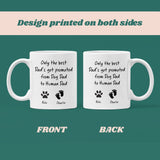 Personalised Dog Dad To Human Dad Mug, Birthday for Dad, Dad To Be