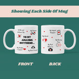 Amazing Boyfriend Mug, Funny Boyfriend Birthday, Boyfriend Valentines Gift, Anniversary Boyfriend Gift