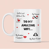 Amazing Wife Mug, Funny Wife Birthday, Wife Valentines Gift, Anniversary Wife Gift