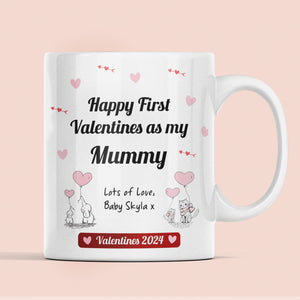 First Valentines as My Mummy, Valentines From Baby, Mum First Valentines, For Wife / Girlfriend From Baby