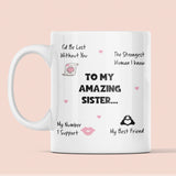 Amazing Sister Mug, Sister Birthday Gift