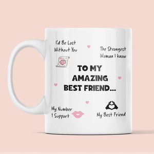 Amazing Best Friend Mug, Best Friend Birthday Gift