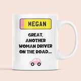 Personalised Funny Woman Driver, Pass Driving Test Gift, Congratulations Driving Gift