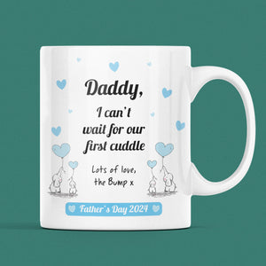 First Father's Day from Bump Mug, Dad to be gift