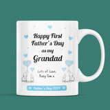 Personalised First Father's Day as my Grandad Mug, New Grandad Father's Day Gift