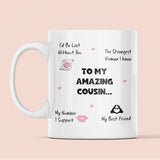 Amazing Cousin Mug, Cousin Birthday Gift