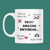 Amazing Boyfriend Mug, Funny Boyfriend Birthday, Boyfriend Valentines Gift, Anniversary Boyfriend Gift